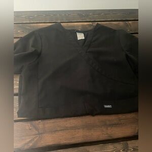 Sanibel scrub top- medium- black